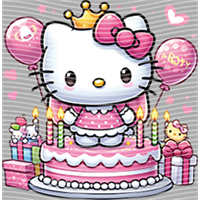 Hello kitty- HKE159
